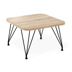 Столик журнальный SHT-TU29/H36/ЛДСП 60/60
                        дуб сонома / черный муар