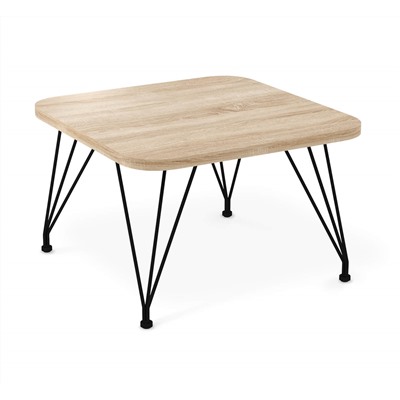 Столик журнальный SHT-TU29/H36/ЛДСП 60/60
                        дуб сонома / черный муар