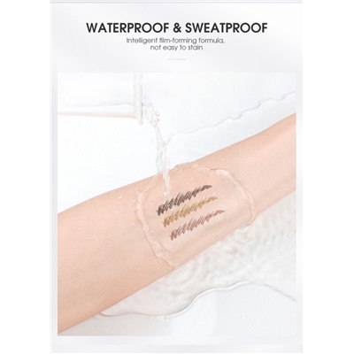 Маркер для бровей O.TWO.O Triple Brow Pen Dark Brown № 3 ml