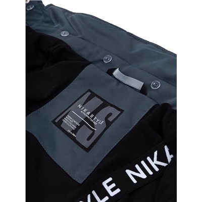 Куртка утепленная для мальчика NIKASTYLE 4м5124 джинс Nikastyle