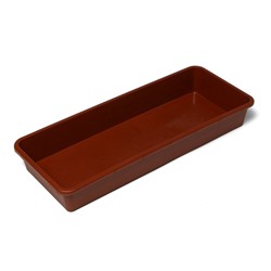 Ящик для рассады, 53×21.5×7.2 см, 7.5 л, пластик, МИКС