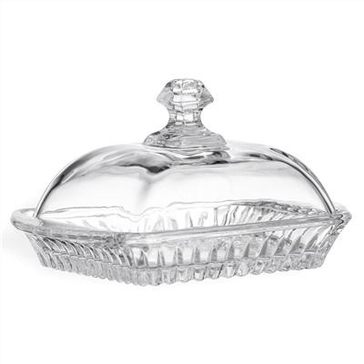 МАСЛЕНКА "MUZA CRYSTAL" 17,5*10,5 СМ. ВЫСОТА=9 СМ