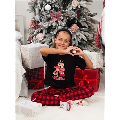 Пижама "Олени" детская девочка