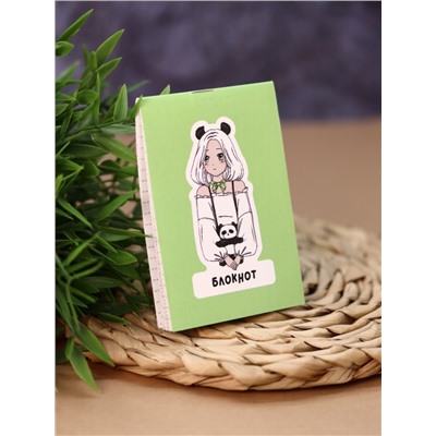 Блокнот А7 Аниме "Perfect panda girl"