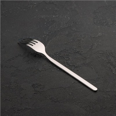 Вилка столовая Magistro «Олин», h=21 см, нержавеющая сталь, серебристая