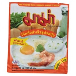 Тайская рисовая каша с креветками Mama 50 грамм