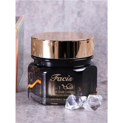 Jigott Восстанавливающий крем-эссенция с муцином черной улитки / Facis All In One Black Snail Cream, 100 мл