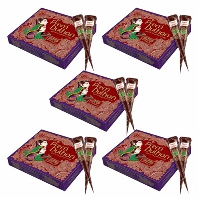 Набор Мехенди (5 x 12 кон), Mehandi Henna Set, произв. Prem Dulhan