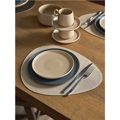 Набор из 2-х двухсторонних сервировочных салфеток Drop, 33х41 см, коричневый/карамельный