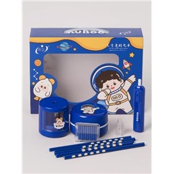 Электрический канцелярский набор "Boys&Girls", blue