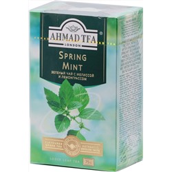AHMAD TEA. Flavoured Collection. Spring Mint 75 гр. карт.пачка