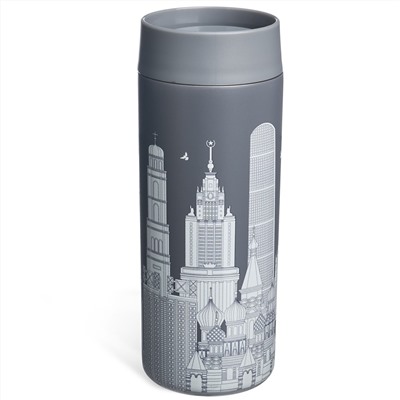 ТЕРМОКРУЖКА CITY 350 МЛ, КОЛБА НЕРЖ.СТАЛЬ 18/10