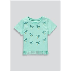 Girls Sequin Palm Tree T-Shirt (9mths-6yrs)