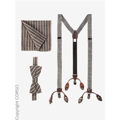 Styler Box - Hosenträger, Fliege Un