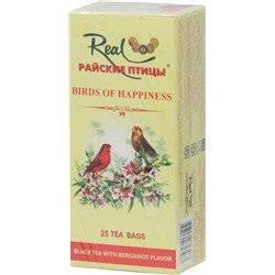 Real «Райские птицы». Черный чай с бергамотом карт.пачка, 25 пак.