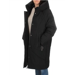 M-9117 BLACK Пальто зимнее женское CORUSKY  (верблюжья шерсть)