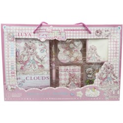 Набор подарочный DI-317/DG-88 Записная книжка, ручка, наклейки, браслет, подвеска-брелок, блок для записей ассорти 331204/Китай