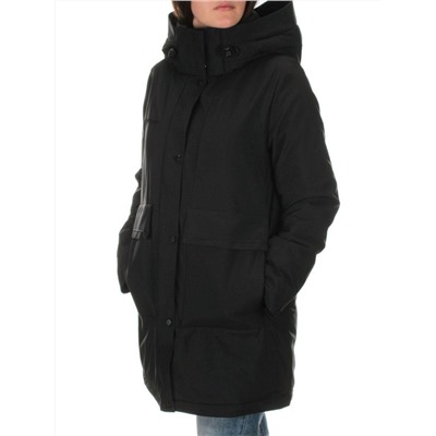 22352 BLACK Куртка зимняя женская (200 гр. холлофайбера)