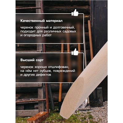 Черенок берёзовый, d = 40 мм, длина 120 см, высший сорт, Greengo