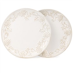 НАБОР ТАРЕЛОК ЗАКУСОЧНЫХ КОЛЛЕКЦИЯ "PINE CONES", 2 ШТ. / 20,7*2,5 СМ