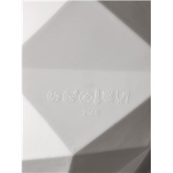 Форма для муссовых десертов и выпечки KONFINETTA «Геометрия любви», силикон, 21.5×20×6 см, белая