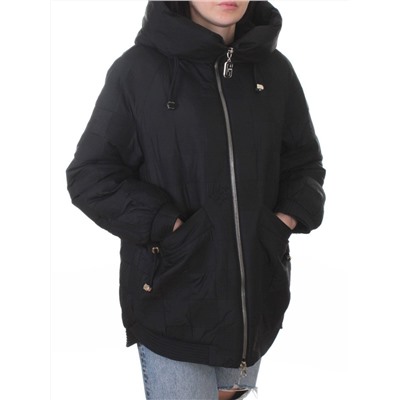 A05 BLACK Куртка стеганая зимняя женская (150 гр. холлофайбер)