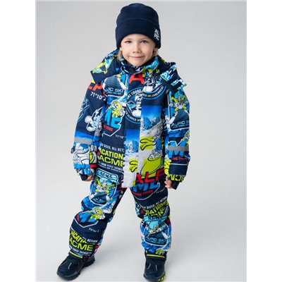 Комплект зимний для мальчика: куртка, полукомбинезон