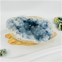 Радуга Самоцветов Друза Целестина на подставке