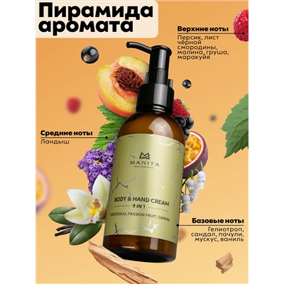 Manita Professional Крем для рук и тела / Patchouli, Passion Fruit, Sandal, 150 мл