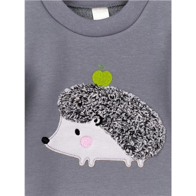 Комплект детский Baby Boom КД482/14-Ф Soft Барашек Ёжик + серый
