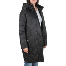 23-110 BLACK Пальто демисезонное женское (100 гр. синтепон)