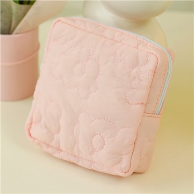 Дорожная мини-сумочка "Femininity" pink, 12*12*4 см