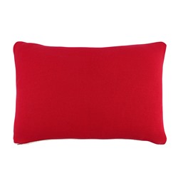 Подушка вязаная с новогодним рисунком Festive Wood из коллекции New Year Essential, 40x60 см