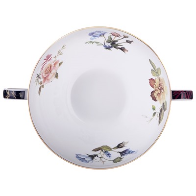 БУЛЬОННИЦА С БЛЮДЦЕМ LEFARD "КОБАЛЬТ" 450 МЛ (КОР=24НАБ.)