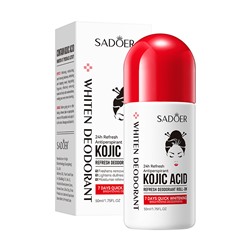 Отбеливающий шариковый дезодорант-антиперспирант с койевой кислотой SADOER Kojic Acid refresh deodorant roll-on, 50 мл