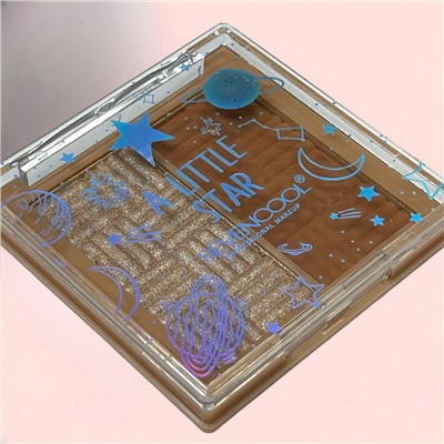 Набор Хайлайтер +Тени для век SEVENCOOL Арт 6606 тон 1