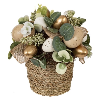 GAEM Цветочная композиция "Пасхальная", L19 W17 H19 см
