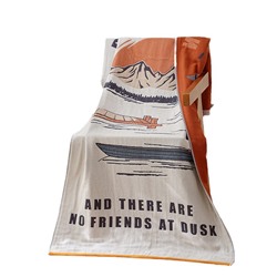 Скандинавское мягкое муслиновое банное полотенце 80*160cm