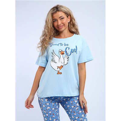 Пижама Веселина голубой ИвК