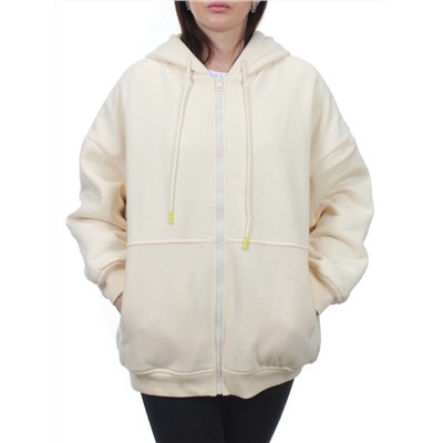 2560 BEIGE/YELLOW-GREEN Худи женское (50 гр. синтепон)