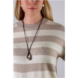 Платье, вязаная туника Полоска арт.1991