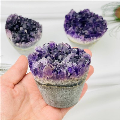 Радуга Самоцветов Друза Аметиста резная