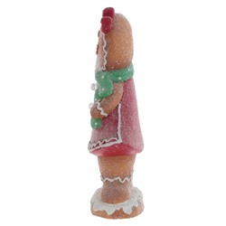 GAEM Фигурка декоративная с подсвет "Пряник: Мальчик/Девочка",(3хAAA), L21 W10,5 H42 см, 2в.