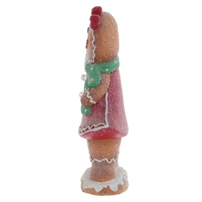 GAEM Фигурка декоративная с подсвет "Пряник: Мальчик/Девочка",(3хAAA), L21 W10,5 H42 см, 2в.