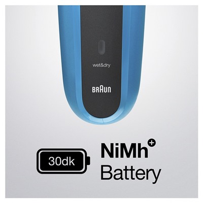 Braun Trimmer furs Gesicht quot;Series 3 310BTquot; in Schwarz und Blau  Триммер для лица "Серия 3 310ВТ" в черном и синем