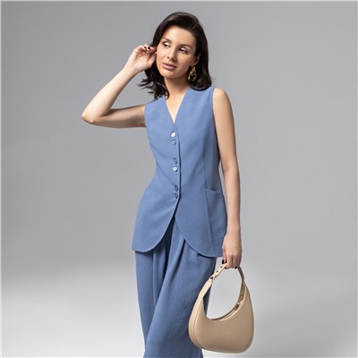 Жилет с карманами, Идеал для всех (синий)