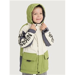 Куртка утеплённая для мальчика NIKASTYLE 4м4325 Кешью лайм Nikastyle