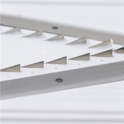 Овощерезка - шинковка Доляна «Смарти», 3 сменных насадки, пушер, белая