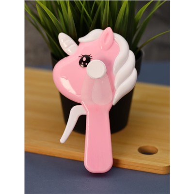 Портативный механический ручной вентилятор «Unicorn», mix, шоу-бокс 24 шт.