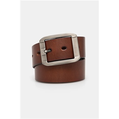 Pasek skórzany męski kolor brązowy